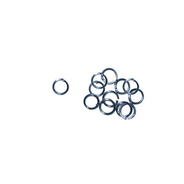 Jump Rings 4mm Antique Silver 40Pcs