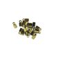 Leather Clamp 10mm Boho Gold 20Pcs