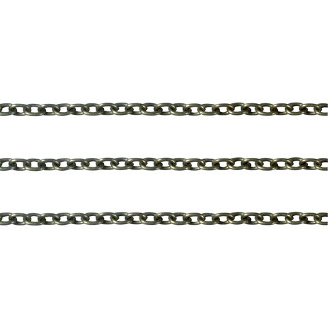 Chain Straight Oval Link 3x2mm Gold 1m