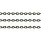 Chain Straight Oval Link 4x3mm Gold 1m