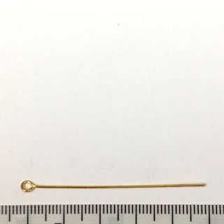 Eye Pins Gold pkt20