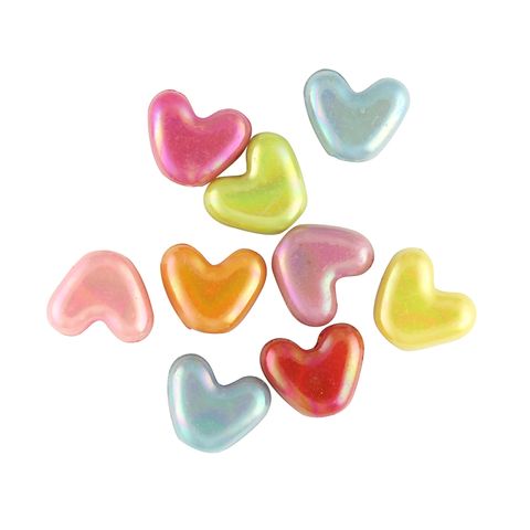 Bead 12Mm Ab Heart Asst 20G