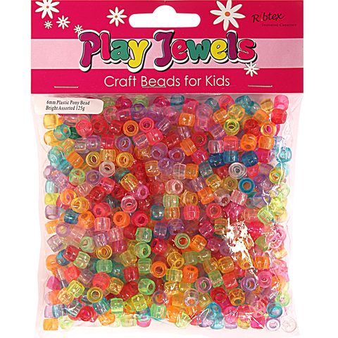 Beads Shapes Tagged Faceted Pony Beads - Pony Bead Store