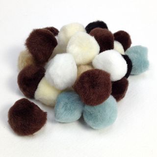 Pom Poms 25mm Winter Pkt 30