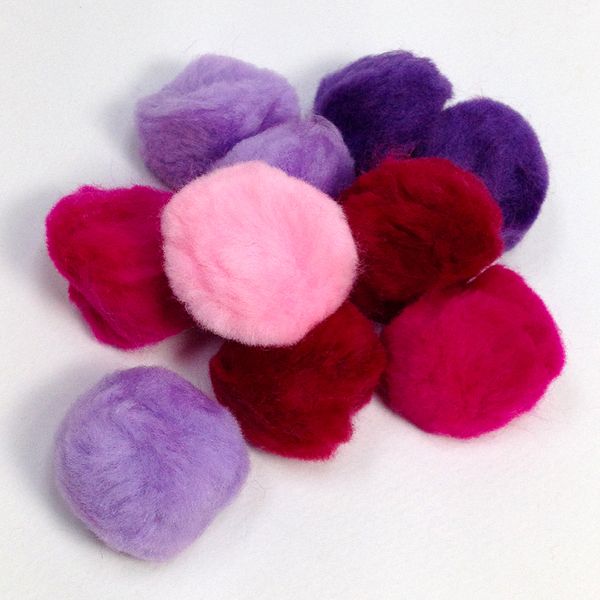 Pom Poms 38mm Spring Pkt 10