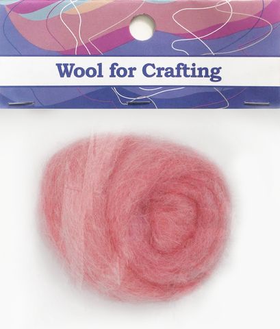 Combed Wool Dark Pink 10g
