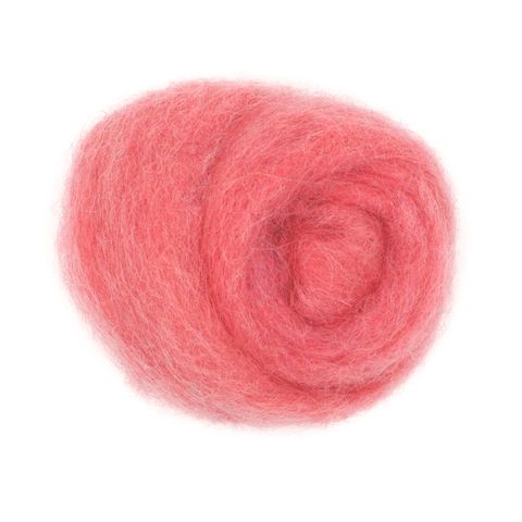 Combed Wool Dark Pink 10g