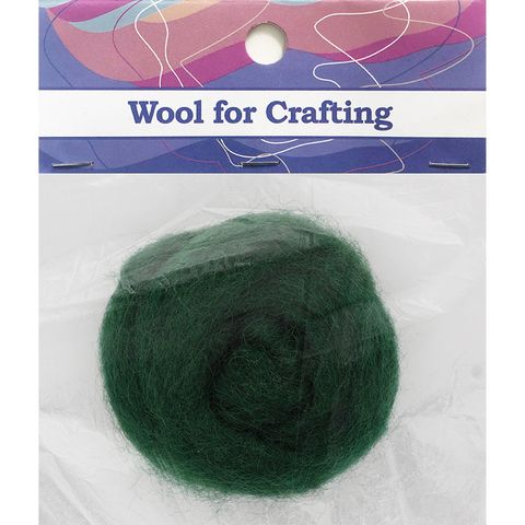 Combed Wool Green 10g