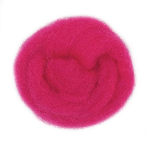 Combed Wool Hot Pink 10g