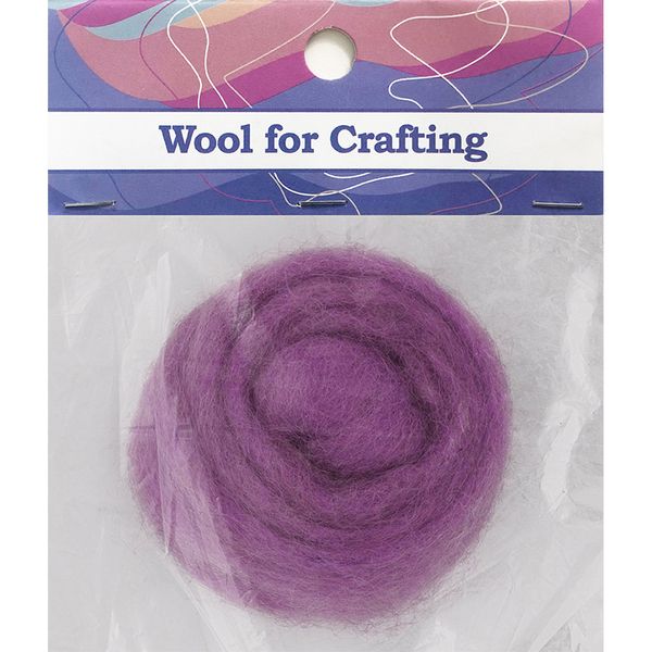 Combed Wool Lilac 10g