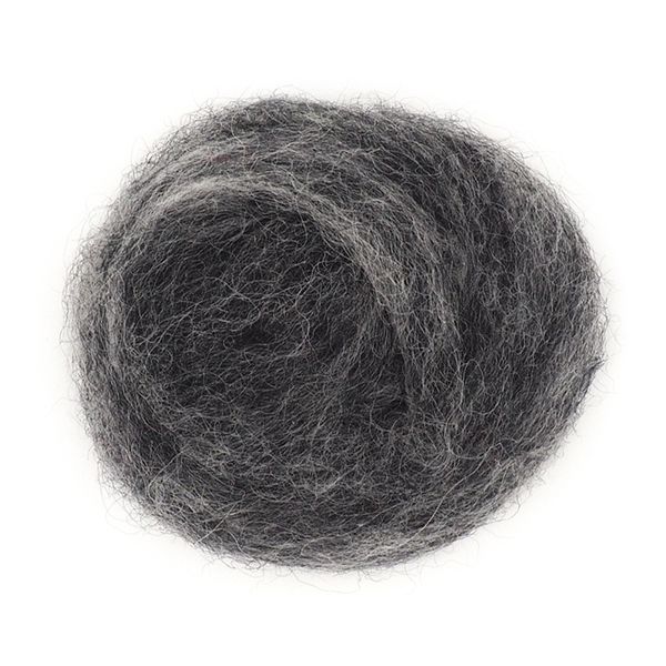 Combed Wool Dark Grey 10g