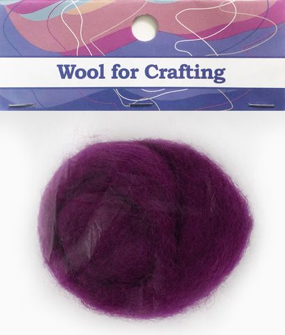 Combed Wool Purple 10g