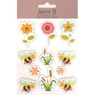 Jenni B Bees Flower Multi 11Pcs