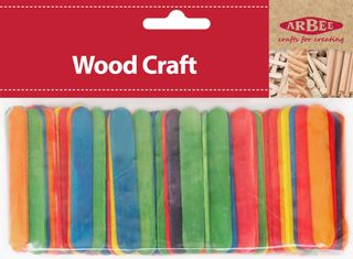Arbee Wooden Pegs, Large- 6pc