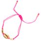 Bracelet Adj Pink W Gld Shell 1Pc
