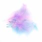 CRAFT FEATHERS PINK-BLUE-LILAC 10G