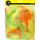 CRAFT FEATHERS YELLOW-LIME-ORANGE 10G