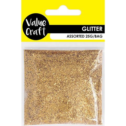 CRAFT GLITTER IN BAG COPPER 25G