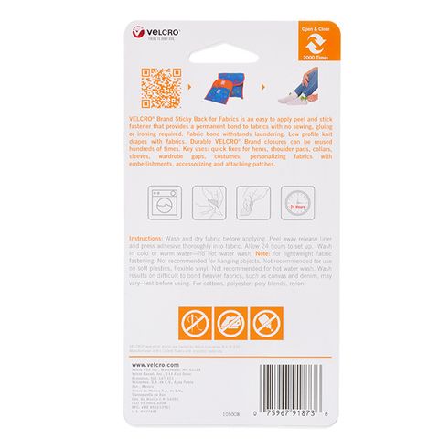 Velcro- Sew On Dots, 4 Sets per package