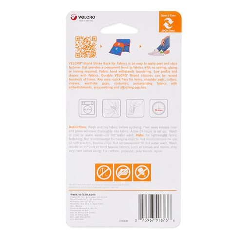 Velcro StickyBk Fabrics Hook Loop Dots