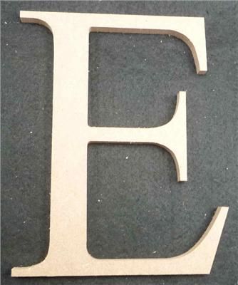 Wooden Alphabet Letter Medium E