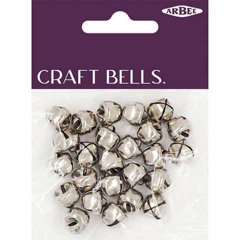 Folley Bells 10mm Silver Pkt 25