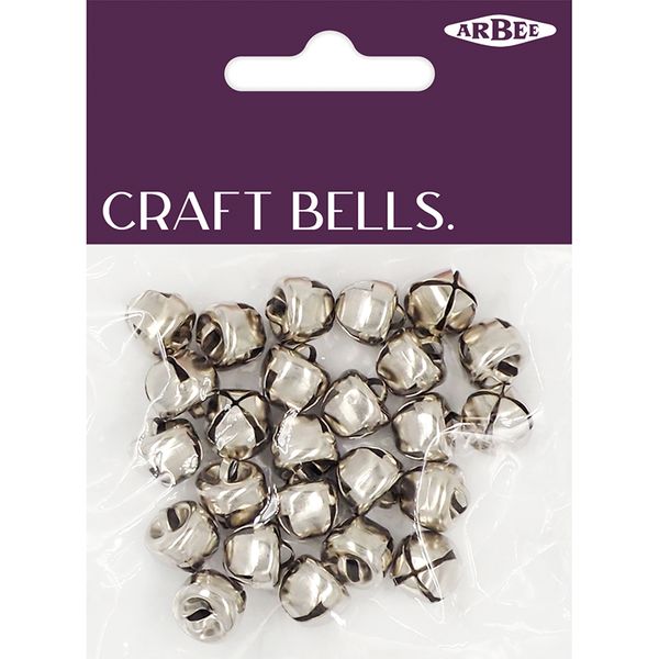 Folley Bells 10mm Silver Pkt 25