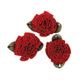 Flower Poly Carnation 20mm Red 6Pcs