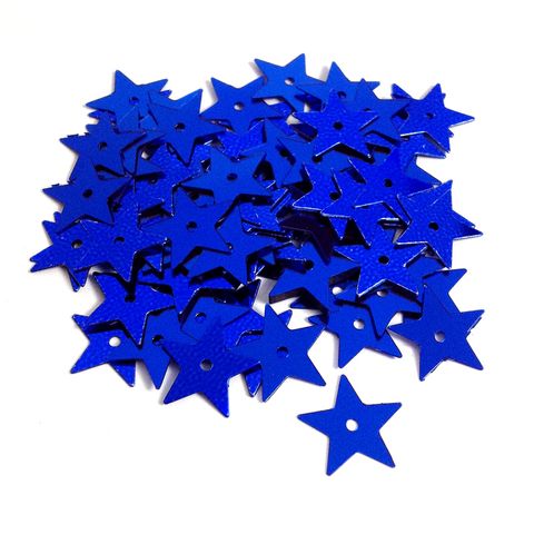 Scatters 17mm Stars With Hole Royal Blue