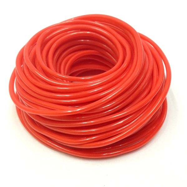 Plastic Tubing 1.6x1.8mm Red 100m