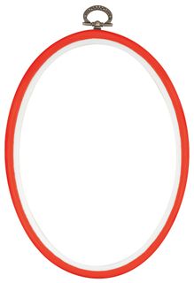 Flexi Hoops Oval 125x175mm Red
