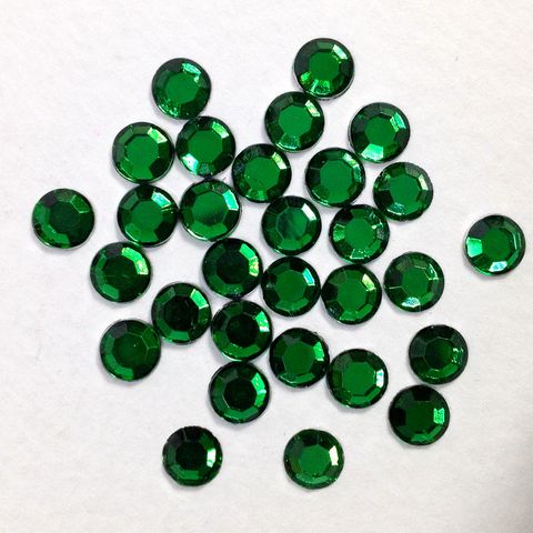 Glass Stone 5mm Emerald 25G