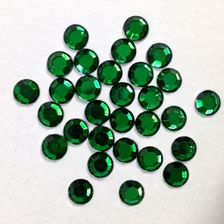 Glass Stone 5mm Emerald 25G