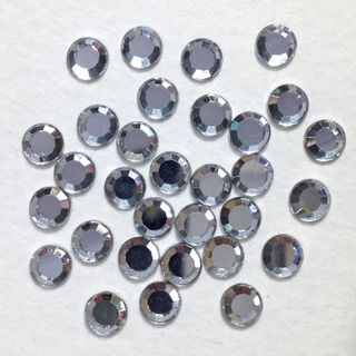 Glass Stones 5mm Crystal 25G