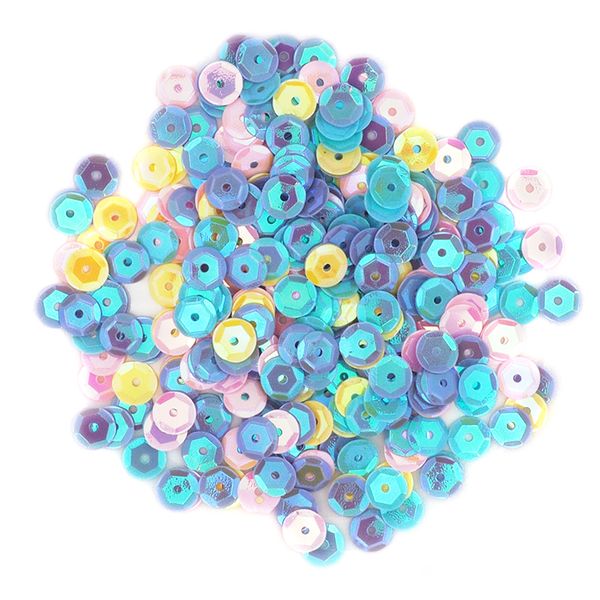 CRAFT SEQUINS MIXED YEL-PINK-BLUE 20G