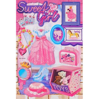 Sticker Sweet Girl Multi