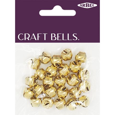 Folley Bells 10mm Gold Pkt 25
