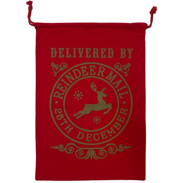 Xmas Santa Sack Red Delivered By