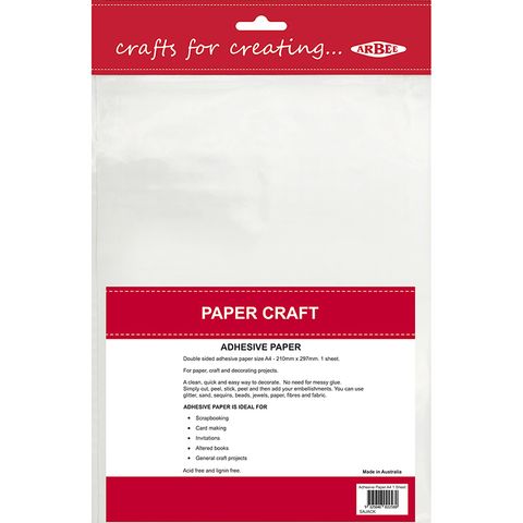 Adhesive Paper 1 Sheet