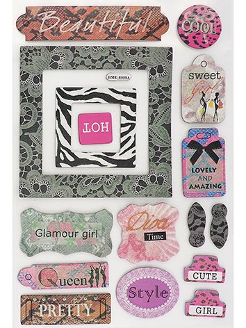 Stickers Glamour Girls