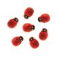 EMB WOOD LADYBUG ADH RED-BLK 25PC