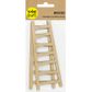 WOOD FAIRY LADDER 15CM NATURAL 2PC