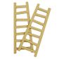 WOOD FAIRY LADDER 15CM NATURAL 2PC