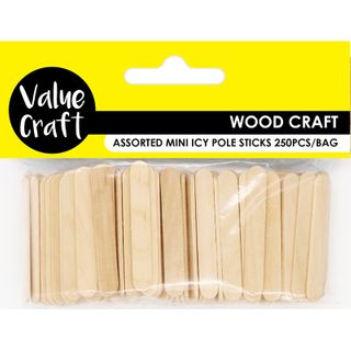 Arbee Mini Craft Sticks, Natural- 180pk – Lincraft New Zealand
