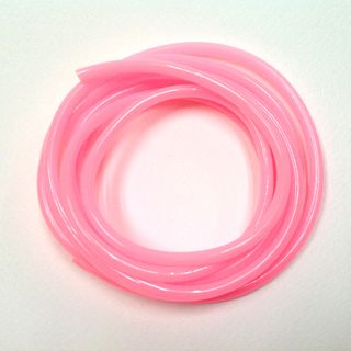 Plastic Tubing 4mm Pale Pink 2m