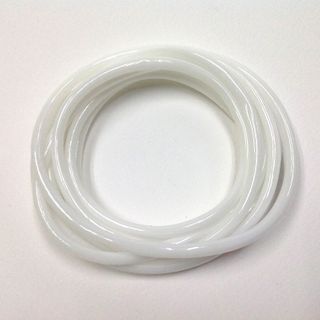 Plastic Tubing 4mm White 2m