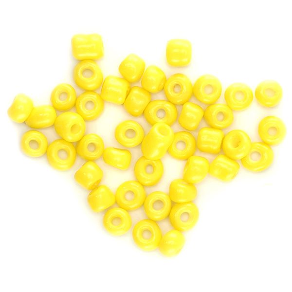 BEADS SEED  3.6MM YELLOW 60G