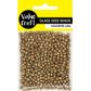 BEADS SEED  3.6MM MET. GOLD 60G