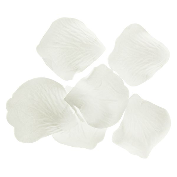 ROSE PETALS WHITE 145PCS