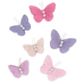 Mini Paper Butterflies 11Pc Purp Pink
